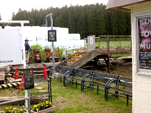 木古内の道南トロッコ鉄道の写真