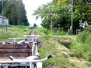 木古内の道南トロッコ鉄道の写真