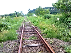 木古内の道南トロッコ鉄道の写真