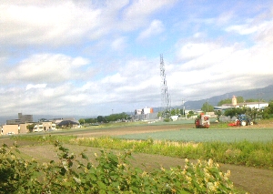 いさ鉄カレンダーの7月8月の写真