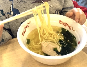 木古内道の駅の塩ラーメンの写真