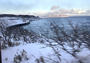 いさ鉄車内から息子が撮った景色の写真