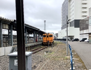 いさ鉄の山吹車両の写真