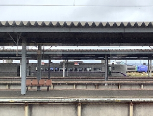 函館駅に停まる北斗の写真