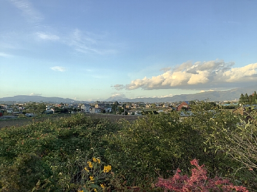 ながまれ海峡号ツアー　車窓からの駒ヶ岳の写真