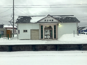 道南いさりび鉄道からの車窓の写真