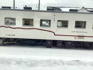 道南いさりび鉄道からの車窓の写真