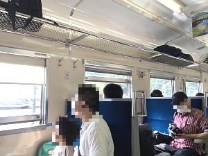 車内の写真