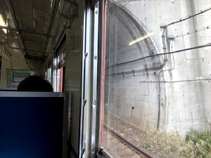 道南いさりび鉄道の車窓の写真