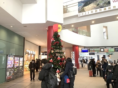 ながまれ海峡号クリスマストレイン　車両の写真