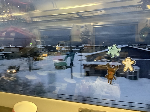 ながまれ海峡号クリスマストレイン　車両の写真