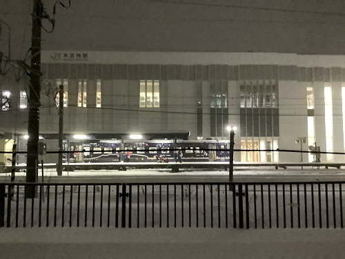 ながまれ海峡号クリスマストレイン　車両の写真