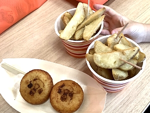 木古内の道の駅のポテトの写真