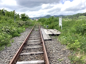 道南トロッコ鉄道の終点きーこのさとの写真