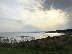 サラキ岬から見た海の写真