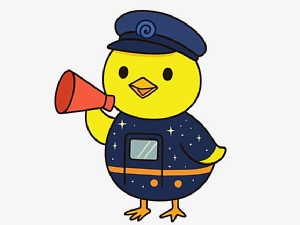 道南いさりび鉄道を勝手に応援するページの謎のひよこ写真