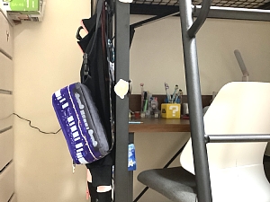 ながまれ号列車型ボディバッグの写真