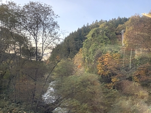 道南いさりび鉄道の車窓の写真