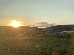 道南いさりび鉄道の車窓の写真