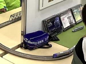 いさ鉄フェスタのNゲージ展示の写真