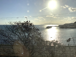 道南いさりび鉄道の車窓の写真