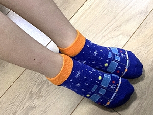 道南いさりび鉄道ながまれ号デザインの「鉄下」の写真