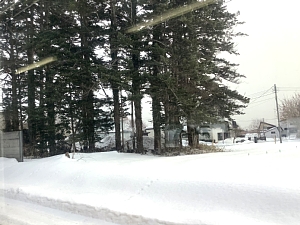 いさりび鉄道の車窓の写真