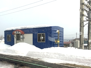 いさりび鉄道の車窓の写真