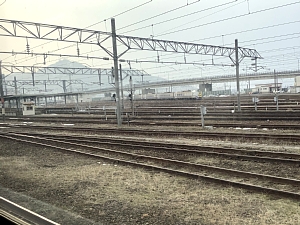 いさりび鉄道の車窓の写真