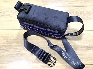 ながまれ号　列車型ボディバッグの写真