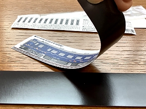 いさ鉄車両マグネットの写真