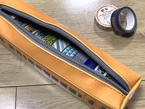 道南いさりび鉄道列車型マルチケースの利用例写真