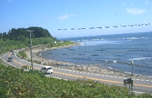 海沿いの写真